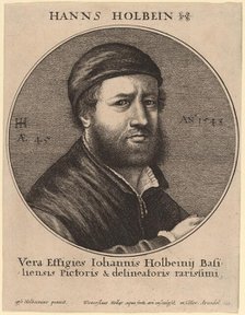 Hans Holbein the Younger, 1647. Creator: Wenceslaus Hollar.