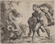 Hercules and the Hydra, 1552. Creator: Battista del Moro.