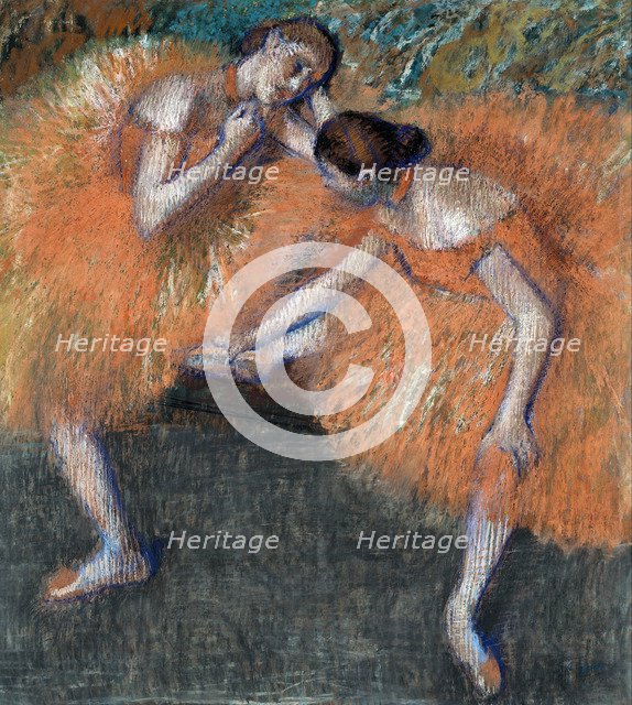 Two Dancers, c. 1898. Artist: Degas, Edgar (1834-1917)