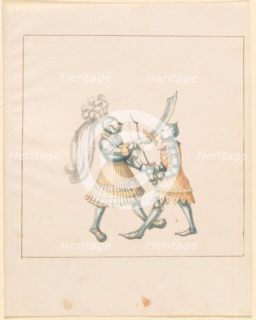 Freydal, The Book of Jousts and Tournament of Emperor Maximilian I: Combats...Plate 153, c1515. Creator: Unknown.