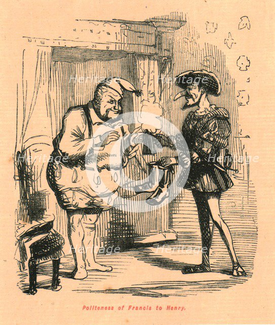 'Politeness of Francis to Henry', 1897.  Creator: John Leech.