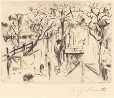 Obstgarten im Herbst (Fruit Garden in Autumn), 1912. Creator: Lovis Corinth.