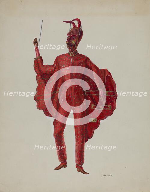 Marionette, c. 1938. Creator: Verna Tallman.