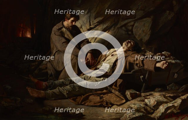 Penal Colony, 1886. Creator: Heinrich Rauchinger.