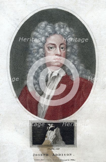'Joseph Addison', English politician and writer, 1796.Artist: J Chapman