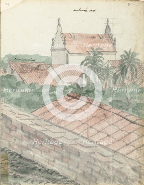 View over Galle, 1785-1786. Creator: Jan Brandes.