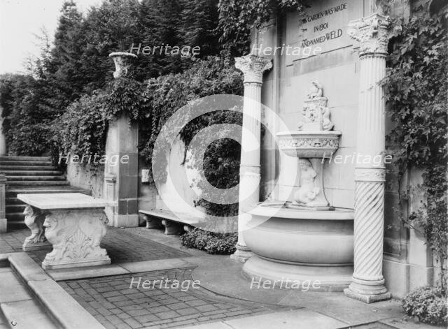 "Weld," Larz Anderson house, 151 Newton Street, Brookline, Massachusetts, c1914. Creator: Frances Benjamin Johnston.