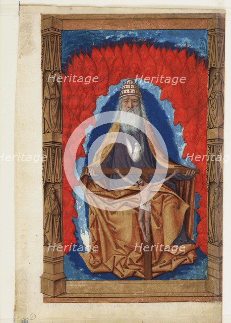 Trinity (Book of Hours), 1475-1499. Artist: Master of Guillaume Lambert (active 1475-1499)