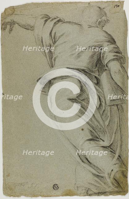Moses Striding to the Left, Pointing with Left Hand, n.d. Creator: Unknown.