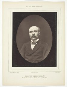 Eugène Clémenceau, c. 1876. Creator: Etienne Carjat.