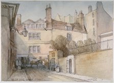 Bride Lane, City of London, 1851. Artist: Thomas Colman Dibdin