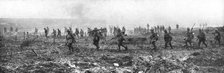 'Sur le front occidental: la prise de la Crete de Vimy; Le marche en avant Canadiens...1917. Creator: Unknown.