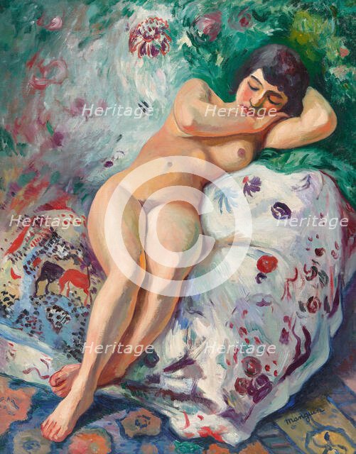 Femme endormie, petite Marie, 1911. Creator: Manguin, Henri Charles (1874-1949).