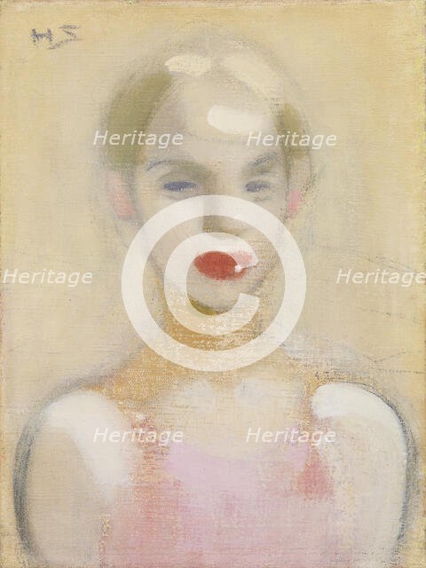 Circus Girl, 1916. Creator: Helene Schjerfbeck.