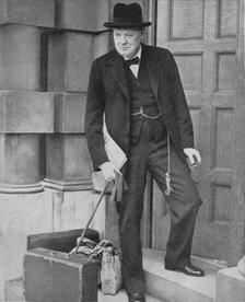 'Winston Churchill at the Admiralty', 1939, (1940). Artist: Unknown.