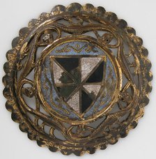 Roundel, French, 14th century. Creator: Unknown.