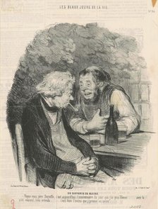 Un souvenir de gloire, 19th century. Creator: Honore Daumier.
