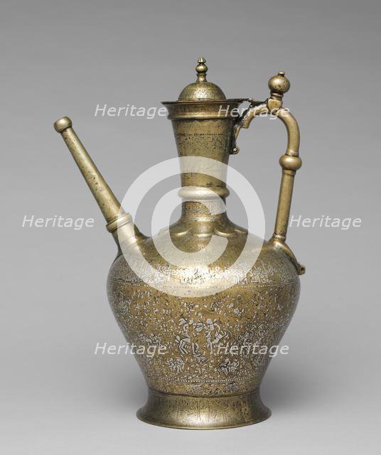Luxury Ewer Extending Good Fortune to the Owner, 1223. Creator: Ahmad al-Dhaki al-Mawsili (Iraq).