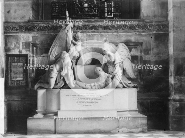 Sir John Moore Monument, St Paul's Cathedral, London, c1870-c1900. Artist: York & Son.