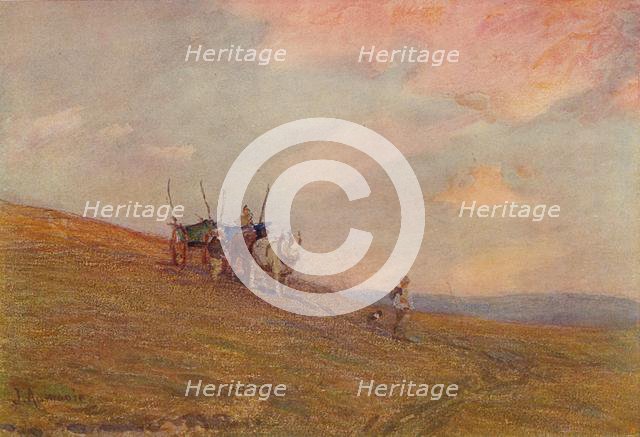 'On the Downs Near Harting', c1870-1906, (1906). Creator: James Aumonier.