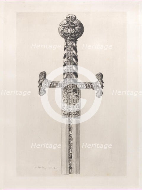 François Ier's Sword, 1864. Creator: Jules-Ferdinand Jacquemart.
