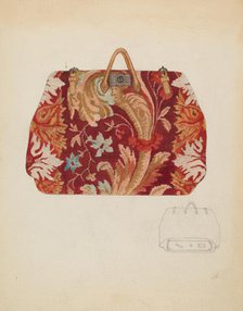 Carpet Bag, 1935/1942. Creator: Marie Mitchell.
