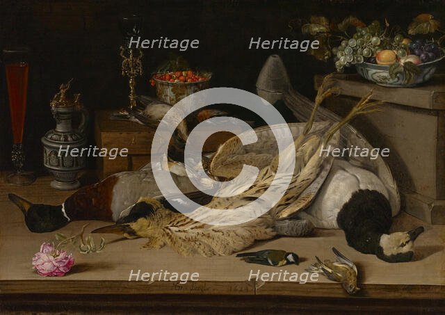 Still Life with Dead Birds, 1624. Creator: Christoffel van den Berghe.