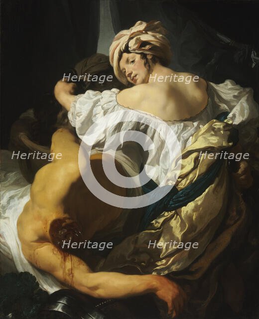 Judith in the Tent of Holofernes, c1624-1625. Creator: Liss, Johann (1597-1631).