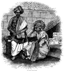 Sketches in India - Brahmin Students, 1858. Creator: Unknown.