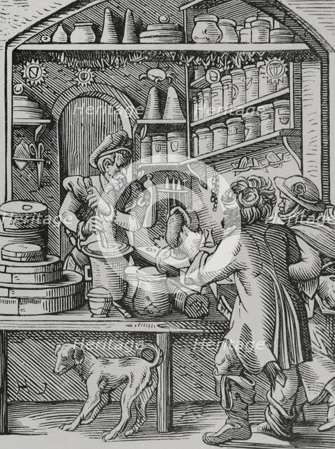 The Apothecary, 16th century, (1878).  Creator: Unknown.