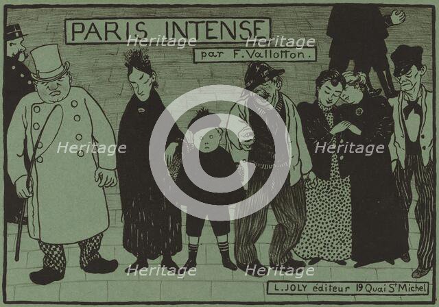 Album Cover for "Paris Intense", 1894. Creator: Félix Vallotton.