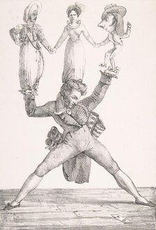 Théâtre Italien, 1821., 1821. Creator: Eugene Delacroix.