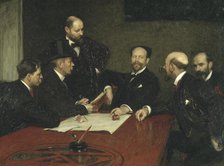 The Council of the Society of Artists, 1903. Creator: Sven Richard Bergh.