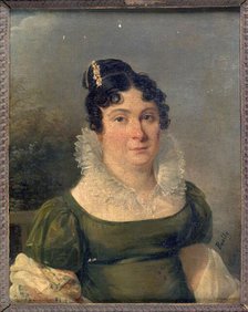 Portrait of Mrs. Gustave Pourlin (Empire period), between 1804 and 1814. Creator: Unknown.