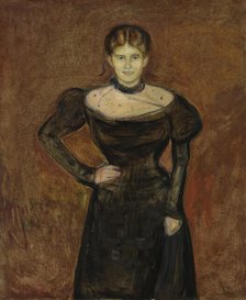 Aase Norregaard, probably 1899. Creator: Edvard Munch.