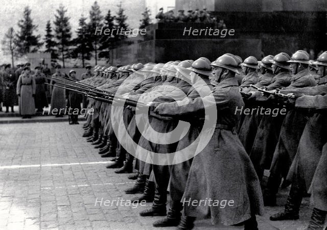 Parade in Moscow, 1931. Creator: Feldman, Yakov (active 1930s).