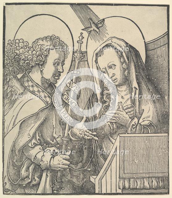The Annunciation, 1515. Creator: Lucas van Leyden.