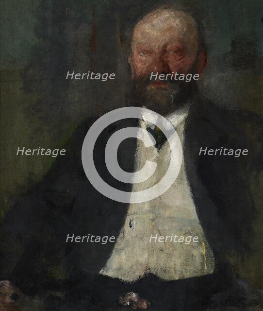 Portrait of Adam Nowina Boznanski, Artist's Father, c1903. Creator: Olga Boznanska.