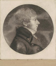 Unidentified Man, 1798-1803. Creator: Charles Balthazar Julien Févret de Saint-Mémin.