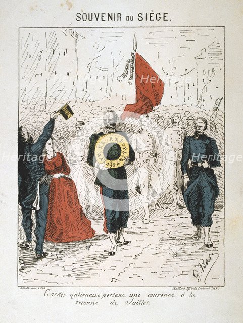 Siege of Paris, 1870-1871.  Artist: Anon