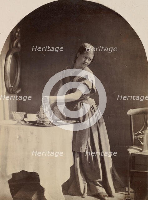 English Fashion at Breakfast, ca. 1860. Creator: Oscar Gustav Rejlander.