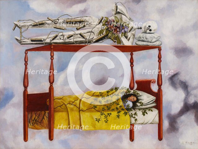 El sueño (La cama), 1940. Creator: Kahlo, Frida (1907-1954).