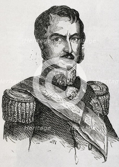 Juan van Halen y Sarti, (1792-1858), Field Marshal in the Spanish Army, 1853.  Creator: Unknown.