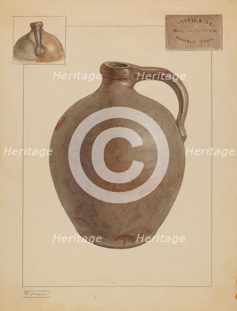 Jug, c. 1937. Creator: Frank Fumagalli.