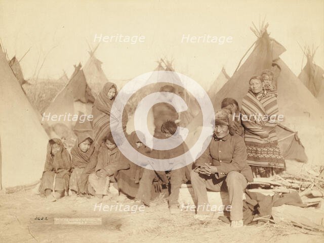 What's left of Big Foot's band, 1891. Creator: John C. H. Grabill.