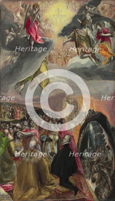 The Adoration of the Name of Jesus, 1570s. Artist: El Greco, Dominico (1541-1614)