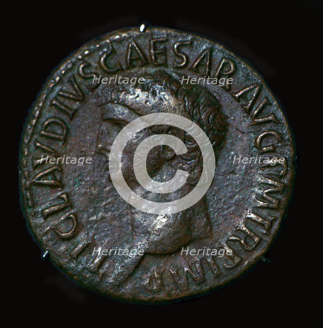 Copper As of Claudius, 1st century. Artist: Unknown