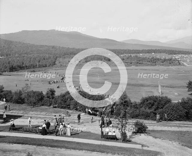 Golf at Mount Pleasant House, White Mountains, between 1900 and 1906. Creator: Unknown.