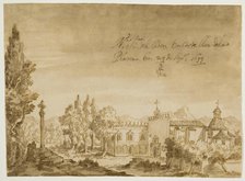 El santuario- basilica de Nuestra Señora del Lledó en Castellón de la Plana, 1699. Creator: Juan Conchillos Falco.