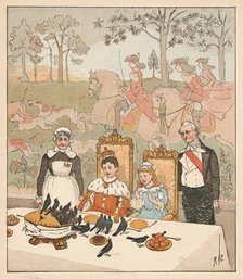 'Was not that a dainty Dish To set before the King?', 1880. Creator: Randolph Caldecott.